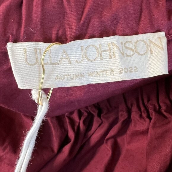 NWT Ulla Johnson Martine Dress in Bordeaux Deep Red $395 - Picture 11 of 14